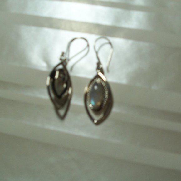 Moonstone Earrings - Picture 3 of 7